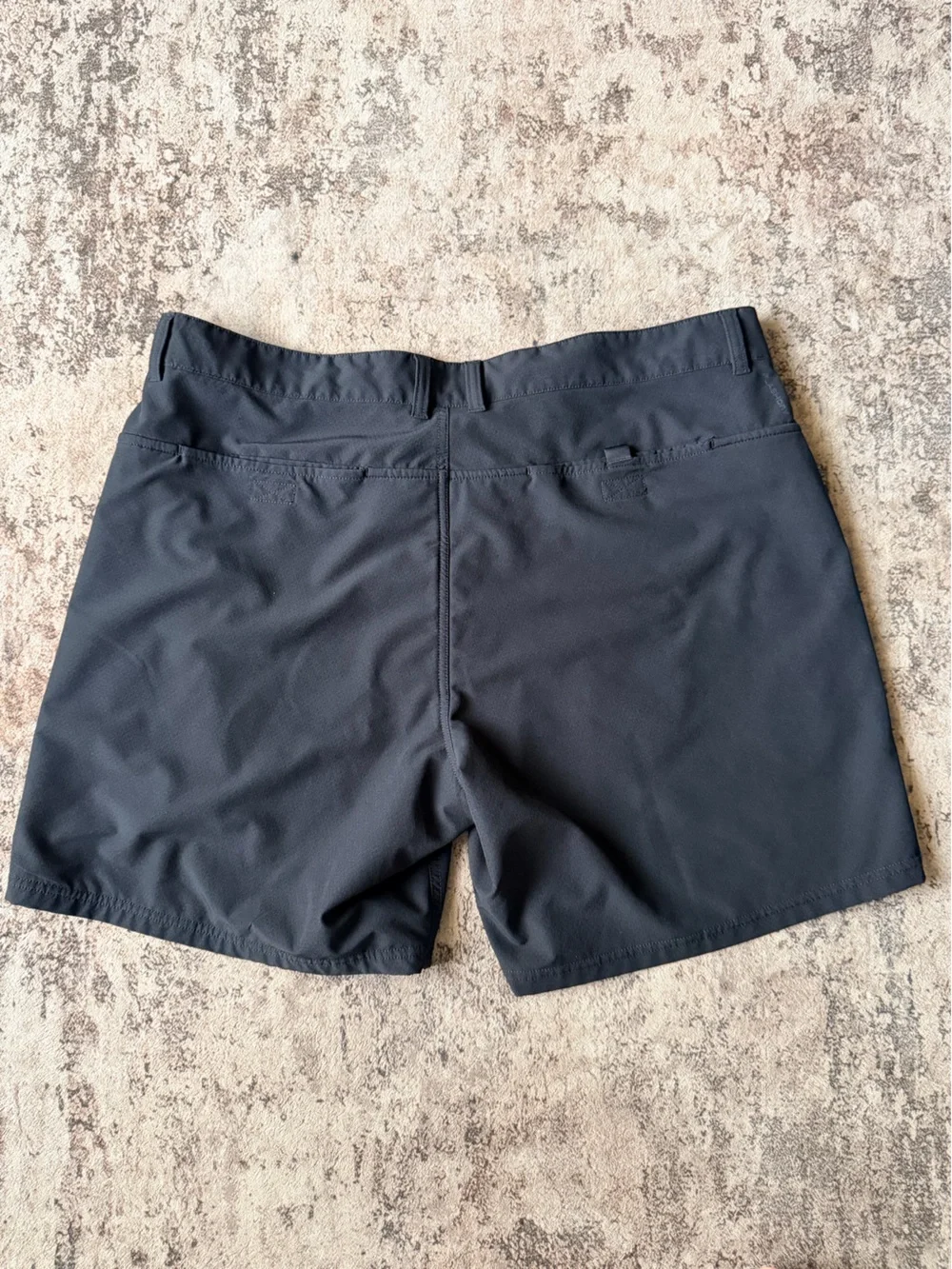 The North Face Men's Black Athletic Shorts with Zip Pocket